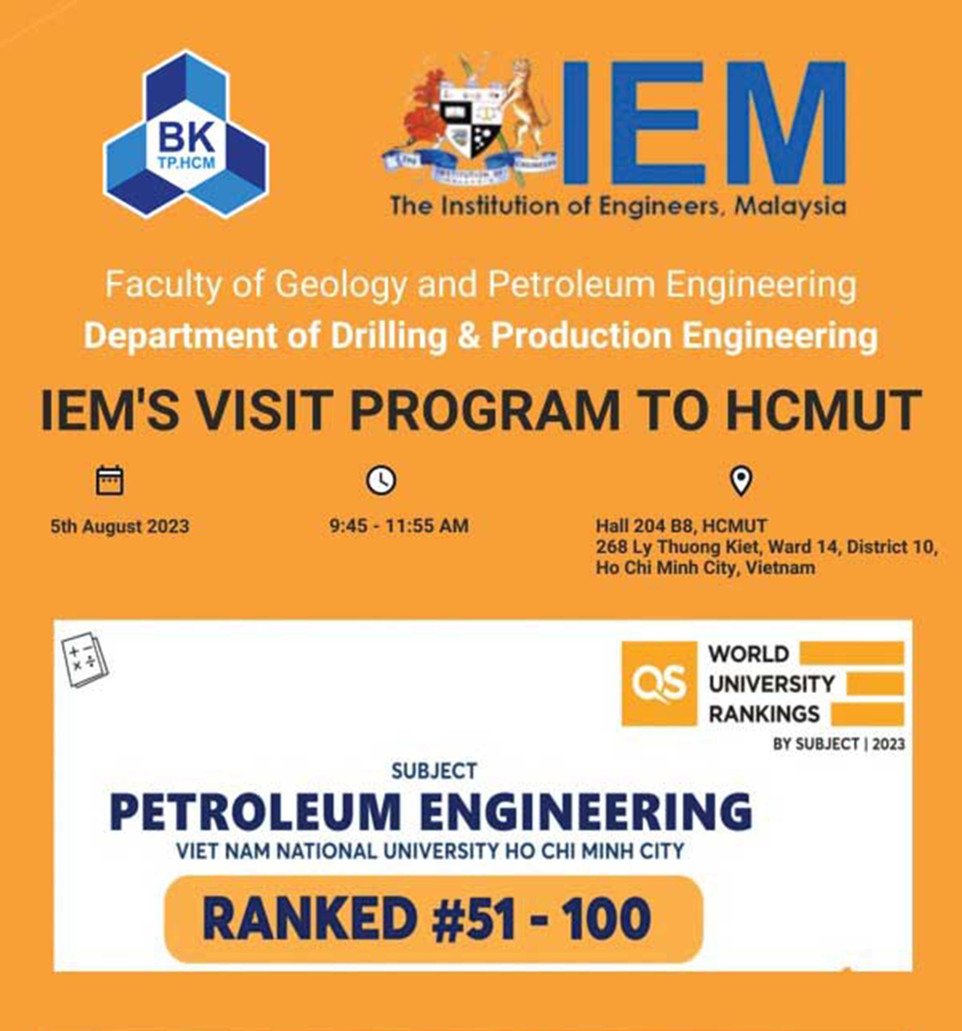 Chuyến thăm làm việc của Viện Kỹ sư, Malaysia (The Institution of Engineers, Malaysia - IEM)
